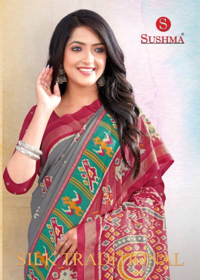 SILK TRADITIONAL BY SUSHMA COTTON SAREE MANUFACTURER IN INDIA
